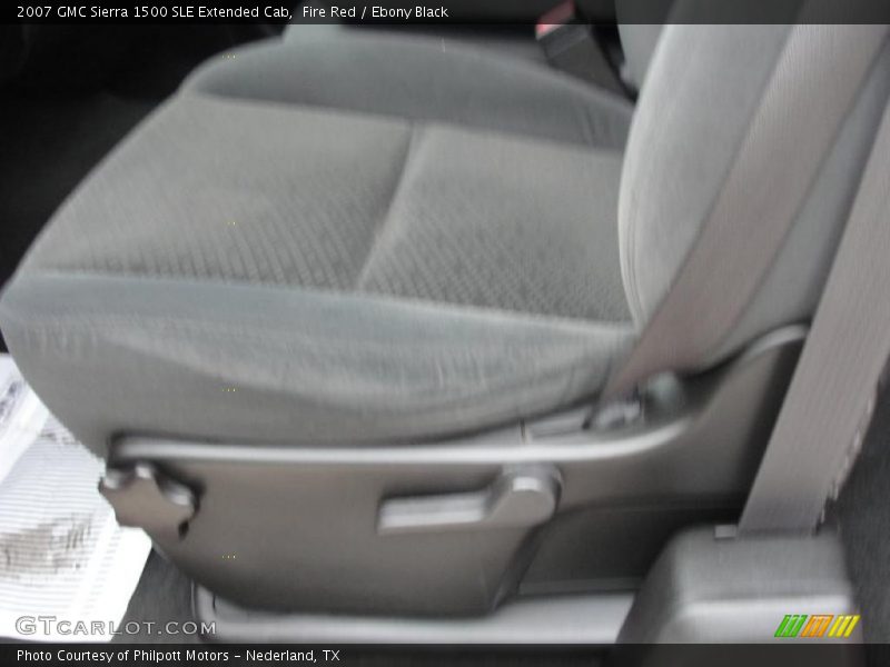 Fire Red / Ebony Black 2007 GMC Sierra 1500 SLE Extended Cab