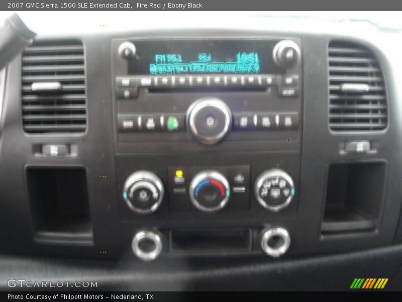 Fire Red / Ebony Black 2007 GMC Sierra 1500 SLE Extended Cab