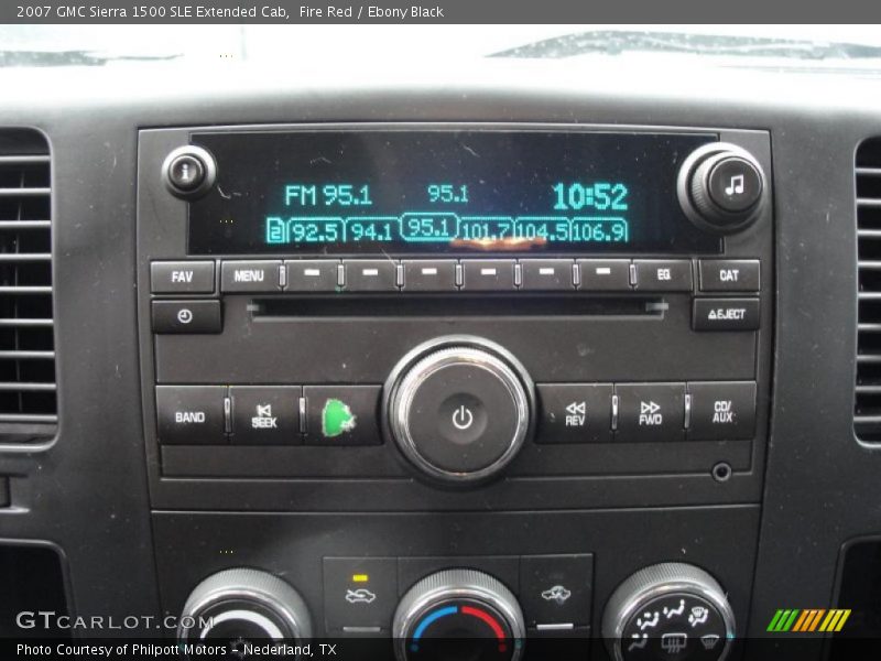 Fire Red / Ebony Black 2007 GMC Sierra 1500 SLE Extended Cab