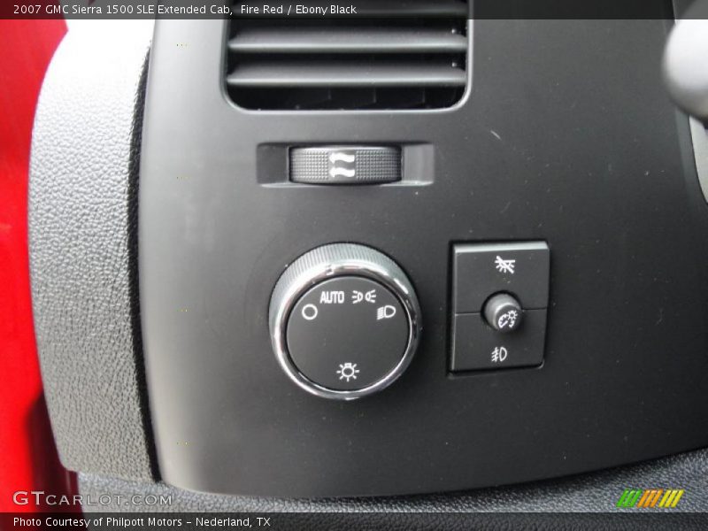 Fire Red / Ebony Black 2007 GMC Sierra 1500 SLE Extended Cab