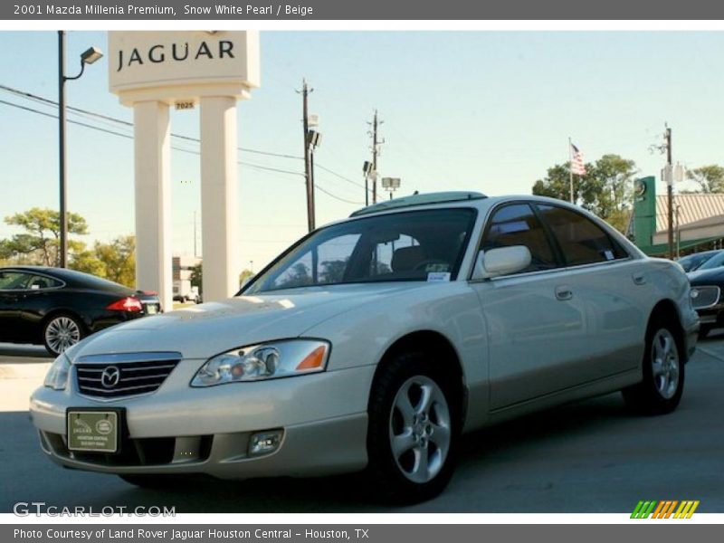 Snow White Pearl / Beige 2001 Mazda Millenia Premium