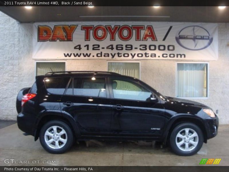 Black / Sand Beige 2011 Toyota RAV4 Limited 4WD