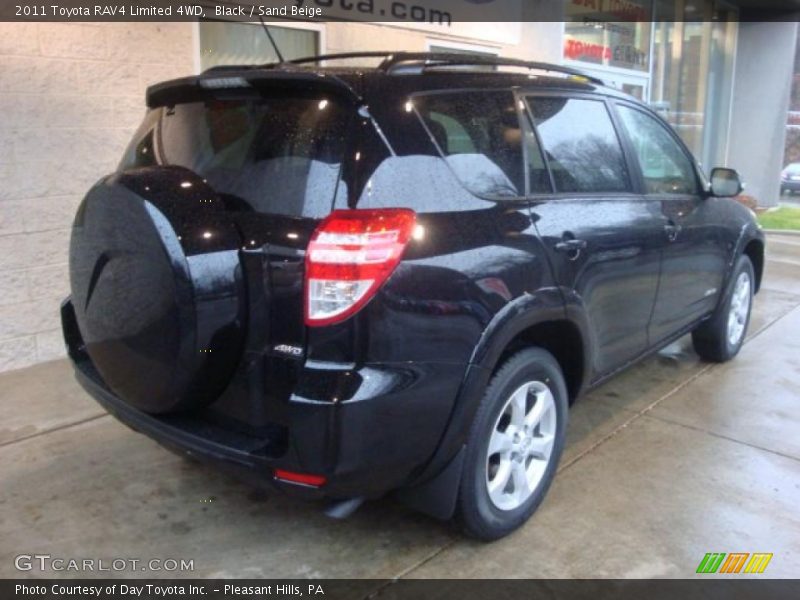 Black / Sand Beige 2011 Toyota RAV4 Limited 4WD
