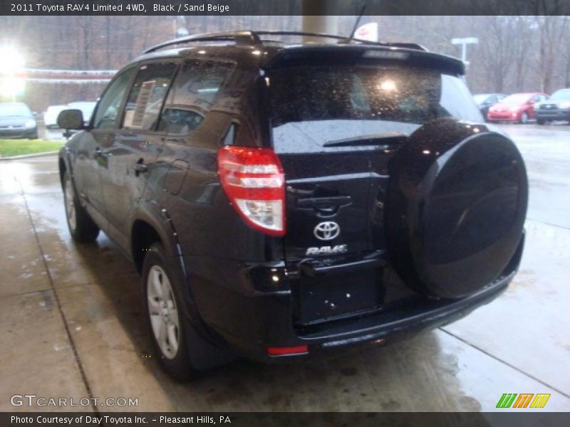 Black / Sand Beige 2011 Toyota RAV4 Limited 4WD