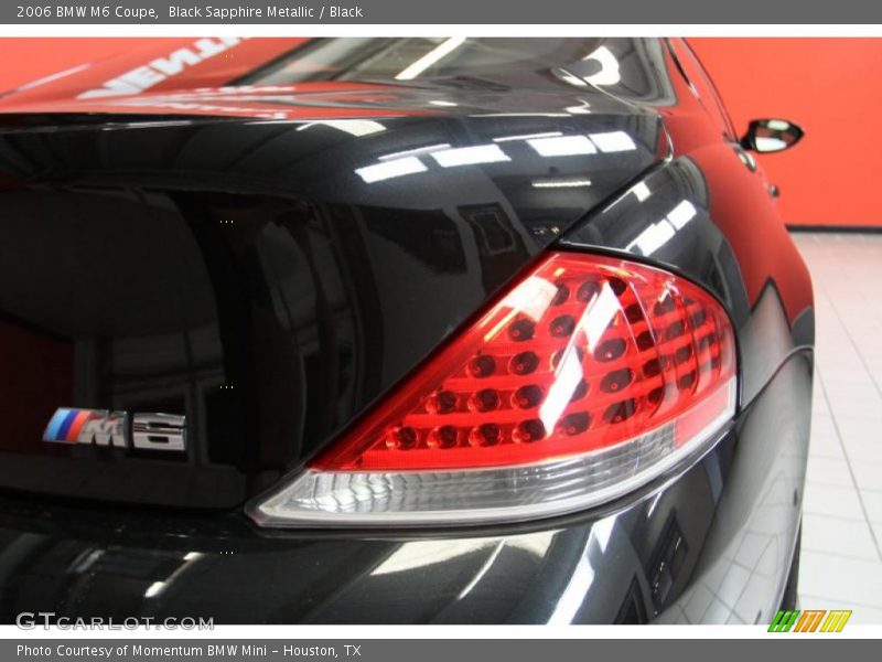 Black Sapphire Metallic / Black 2006 BMW M6 Coupe