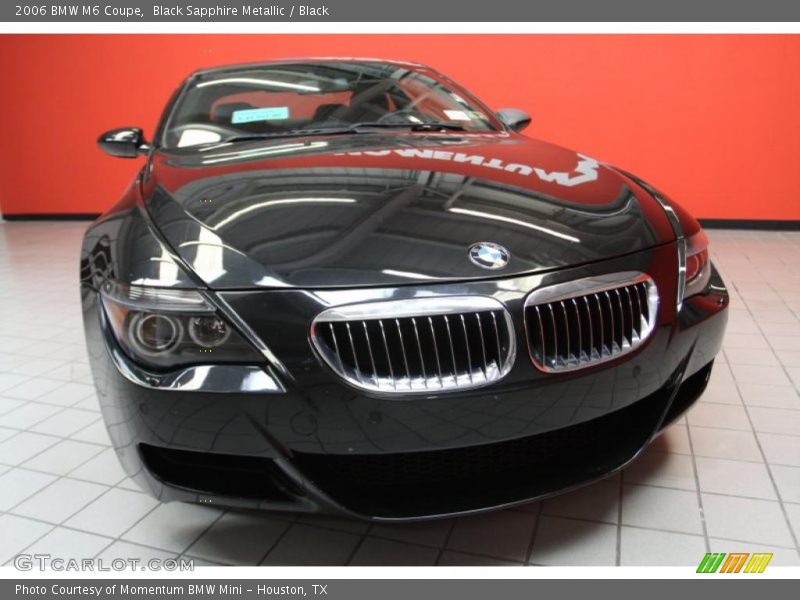 Black Sapphire Metallic / Black 2006 BMW M6 Coupe