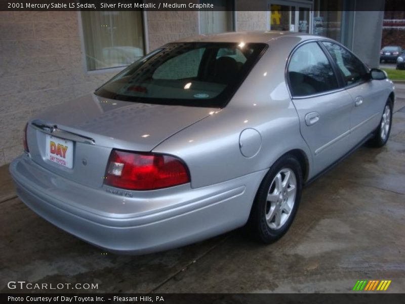 Silver Frost Metallic / Medium Graphite 2001 Mercury Sable LS Sedan