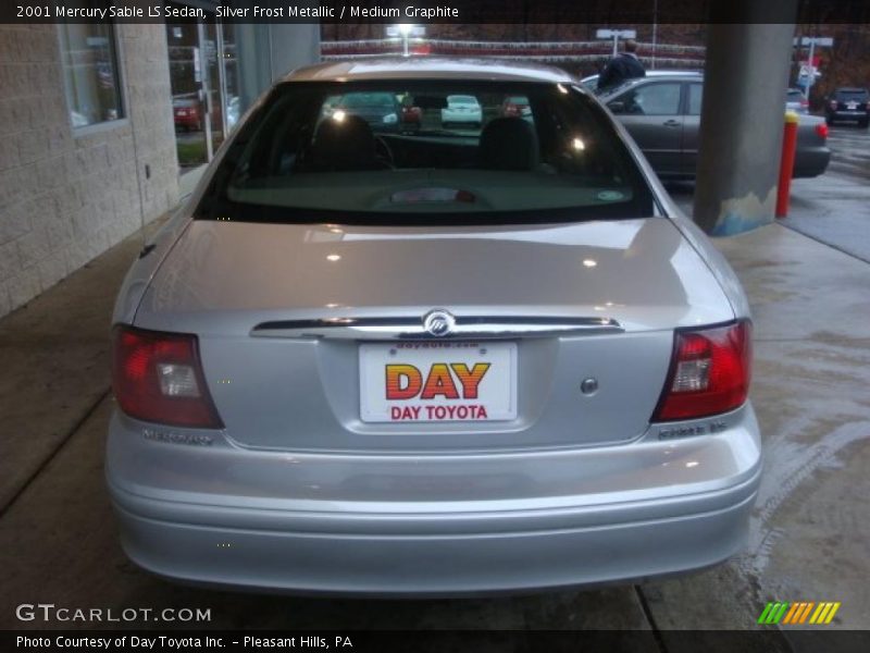 Silver Frost Metallic / Medium Graphite 2001 Mercury Sable LS Sedan