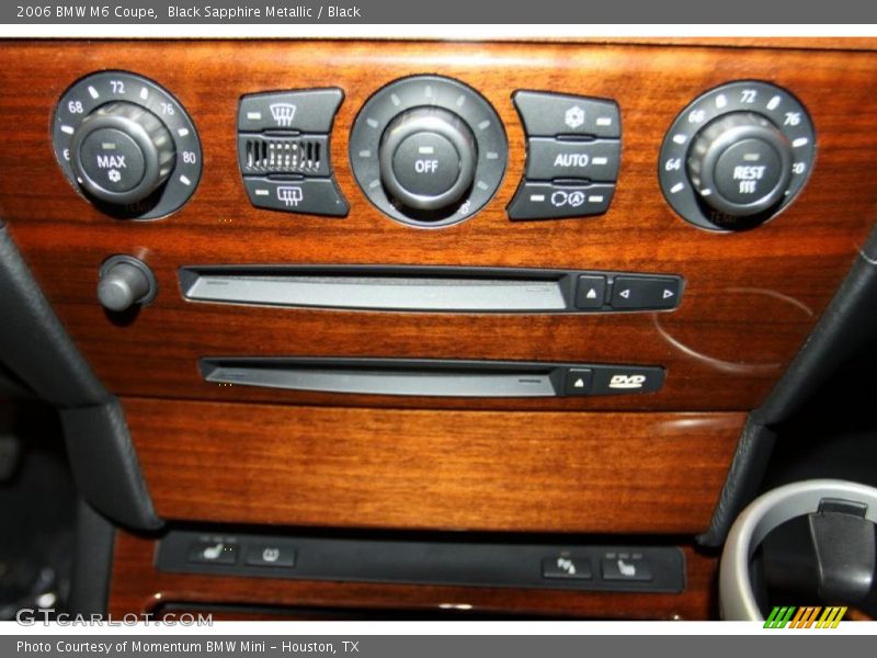 Controls of 2006 M6 Coupe