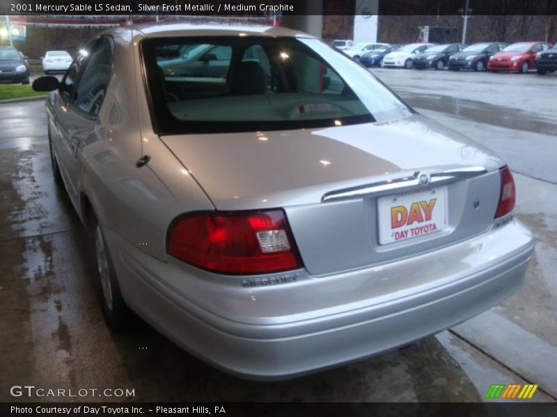Silver Frost Metallic / Medium Graphite 2001 Mercury Sable LS Sedan