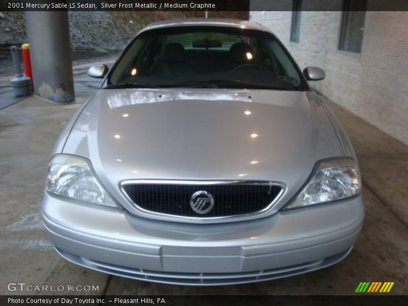 Silver Frost Metallic / Medium Graphite 2001 Mercury Sable LS Sedan