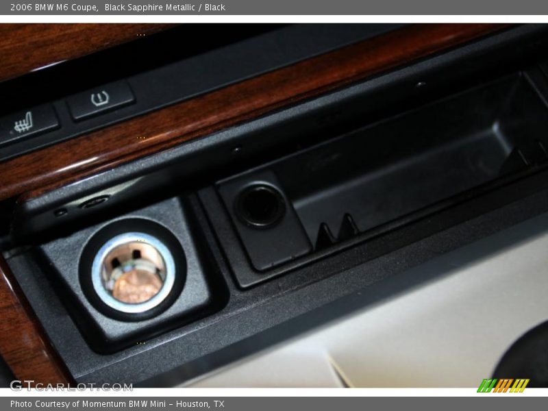 Black Sapphire Metallic / Black 2006 BMW M6 Coupe