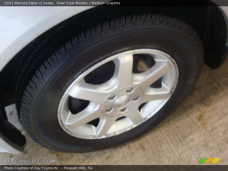 Silver Frost Metallic / Medium Graphite 2001 Mercury Sable LS Sedan