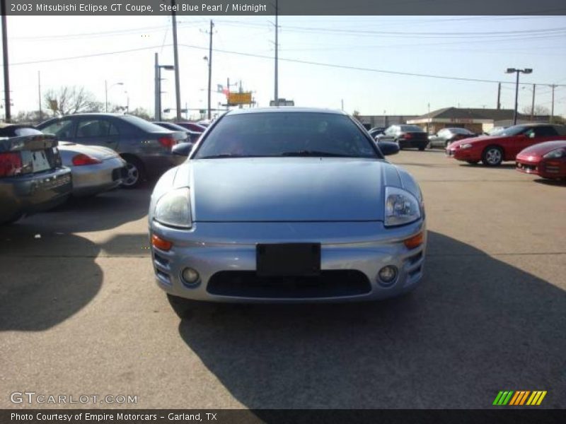 Steel Blue Pearl / Midnight 2003 Mitsubishi Eclipse GT Coupe