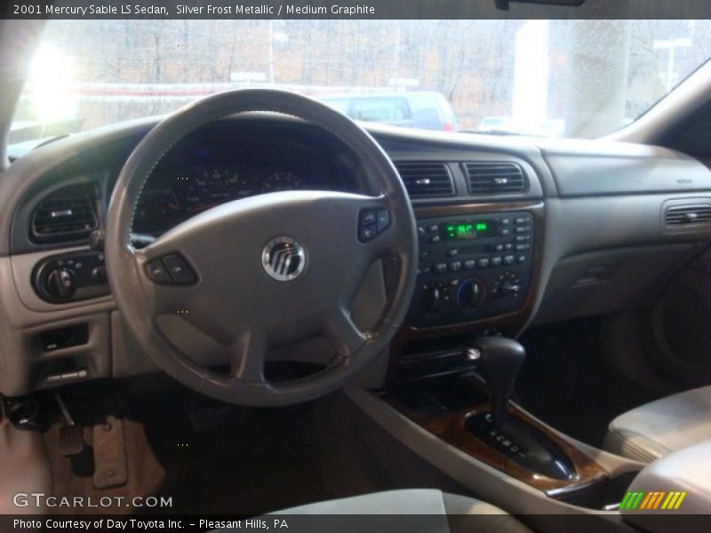 Silver Frost Metallic / Medium Graphite 2001 Mercury Sable LS Sedan