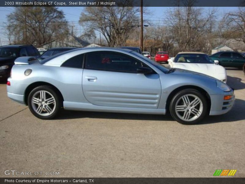 Steel Blue Pearl / Midnight 2003 Mitsubishi Eclipse GT Coupe