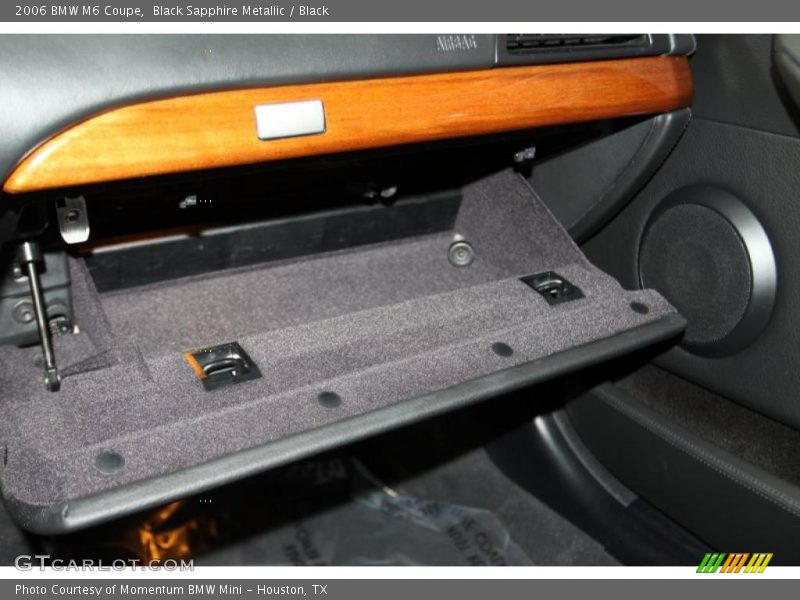 Black Sapphire Metallic / Black 2006 BMW M6 Coupe