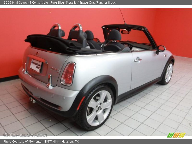 Pure Silver Metallic / Space Gray/Panther Black 2006 Mini Cooper S Convertible