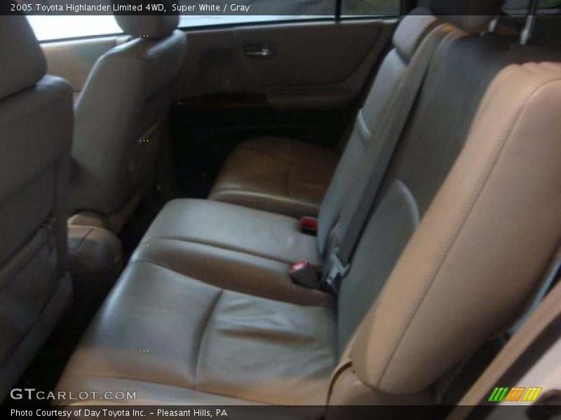 Super White / Gray 2005 Toyota Highlander Limited 4WD