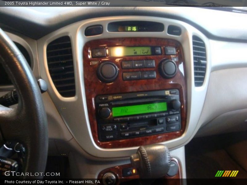 Super White / Gray 2005 Toyota Highlander Limited 4WD