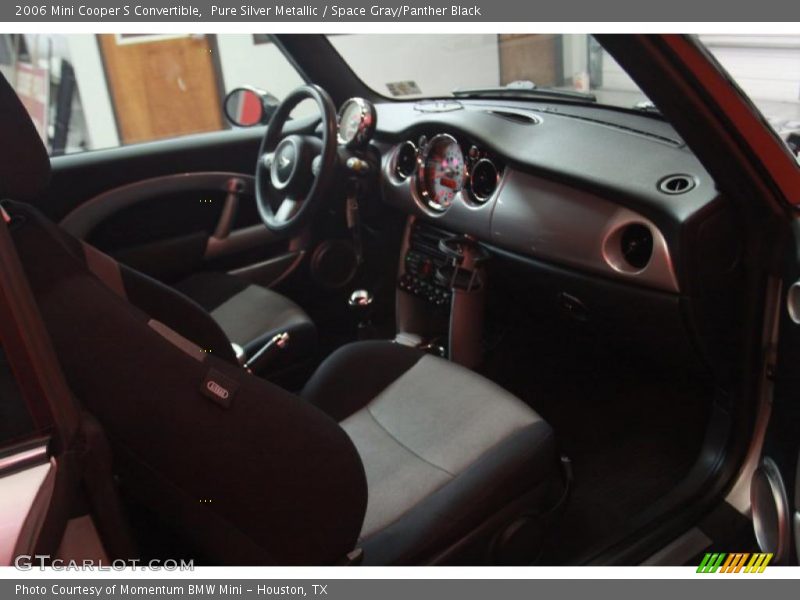 Pure Silver Metallic / Space Gray/Panther Black 2006 Mini Cooper S Convertible