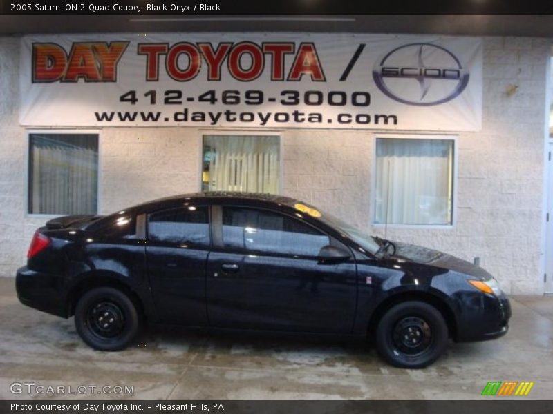 Black Onyx / Black 2005 Saturn ION 2 Quad Coupe