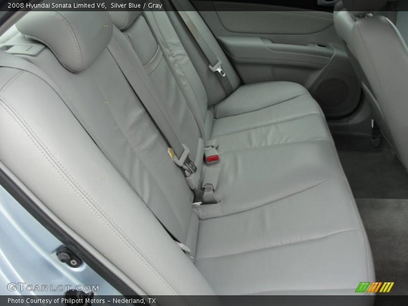 Silver Blue / Gray 2008 Hyundai Sonata Limited V6
