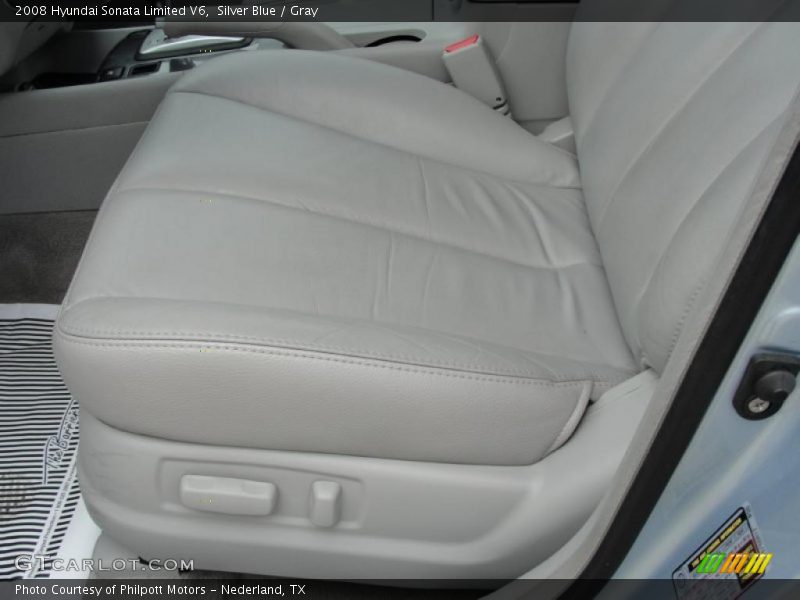 Silver Blue / Gray 2008 Hyundai Sonata Limited V6