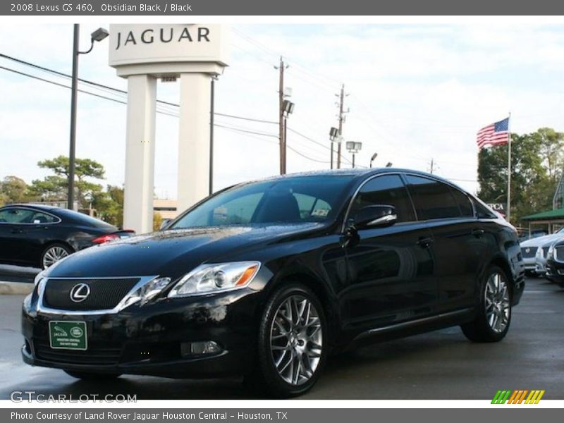 Obsidian Black / Black 2008 Lexus GS 460