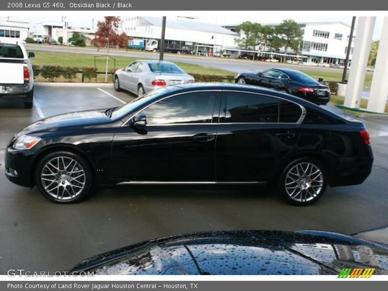 Obsidian Black / Black 2008 Lexus GS 460