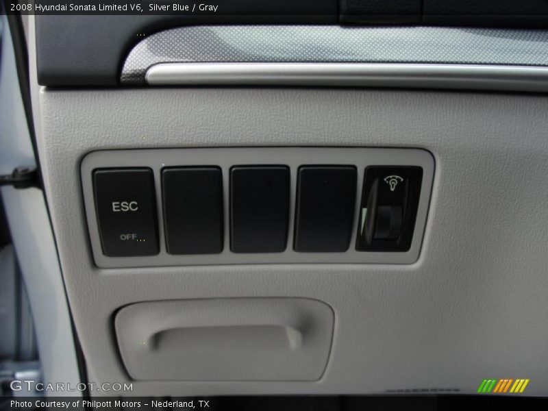 Silver Blue / Gray 2008 Hyundai Sonata Limited V6