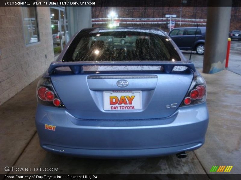 Waveline Blue Pearl / Dark Charcoal 2010 Scion tC