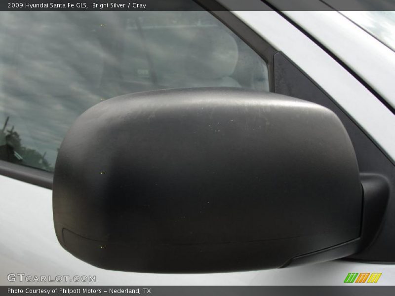 Bright Silver / Gray 2009 Hyundai Santa Fe GLS