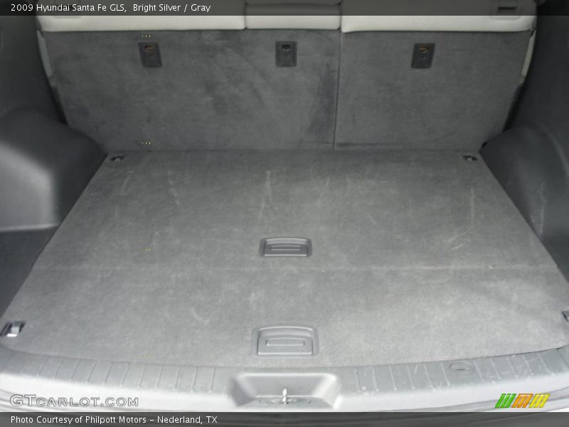 Bright Silver / Gray 2009 Hyundai Santa Fe GLS
