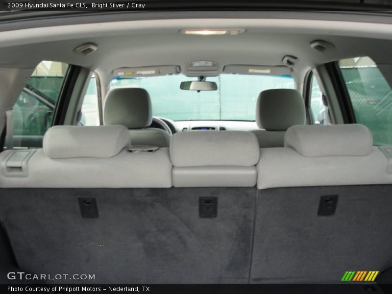 Bright Silver / Gray 2009 Hyundai Santa Fe GLS