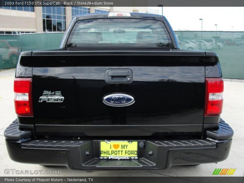 Black / Stone/Medium Stone 2009 Ford F150 STX SuperCab