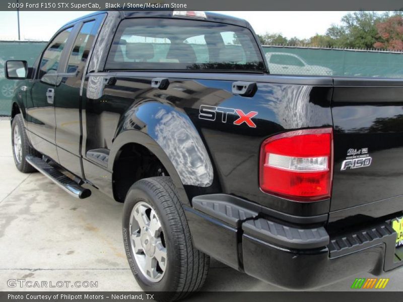 Black / Stone/Medium Stone 2009 Ford F150 STX SuperCab