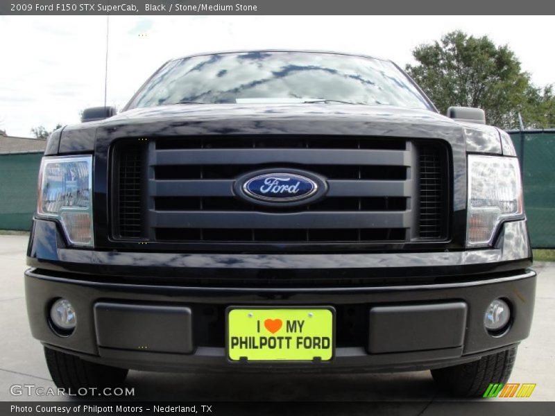 Black / Stone/Medium Stone 2009 Ford F150 STX SuperCab