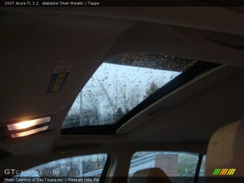 Alabaster Silver Metallic / Taupe 2007 Acura TL 3.2