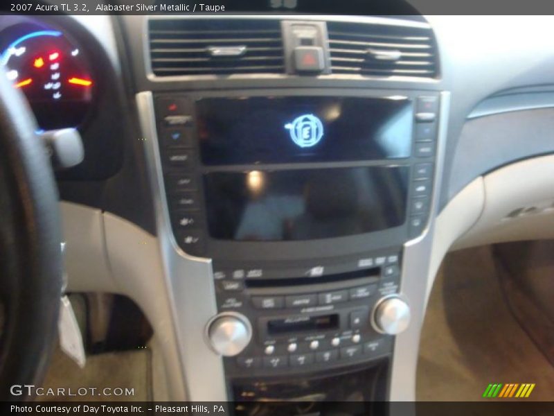 Alabaster Silver Metallic / Taupe 2007 Acura TL 3.2