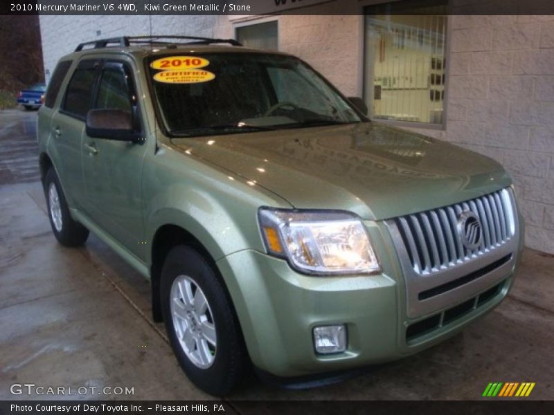 Kiwi Green Metallic / Stone 2010 Mercury Mariner V6 4WD