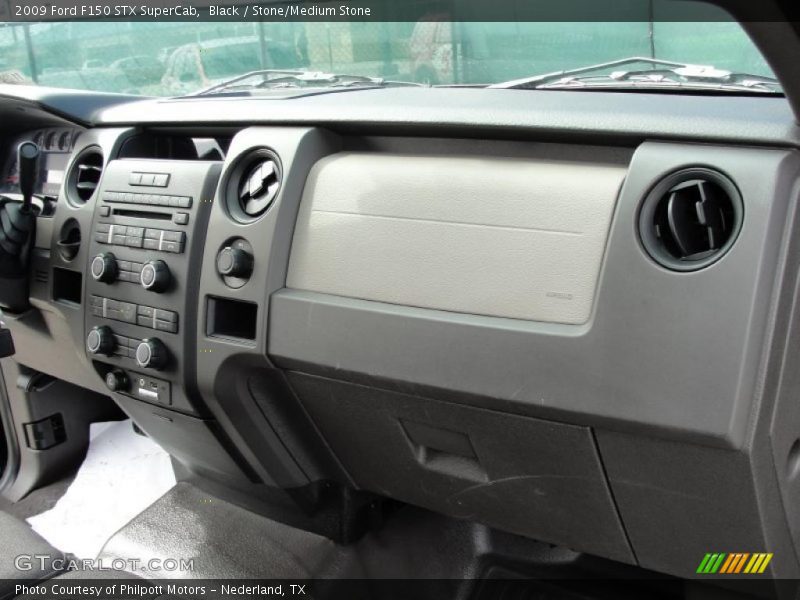 Black / Stone/Medium Stone 2009 Ford F150 STX SuperCab