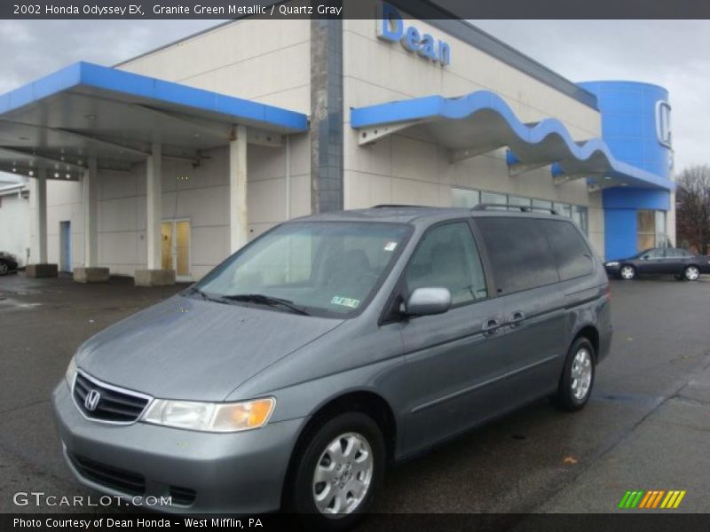 Granite Green Metallic / Quartz Gray 2002 Honda Odyssey EX