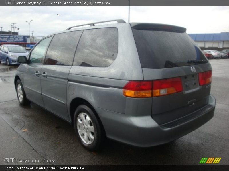 Granite Green Metallic / Quartz Gray 2002 Honda Odyssey EX