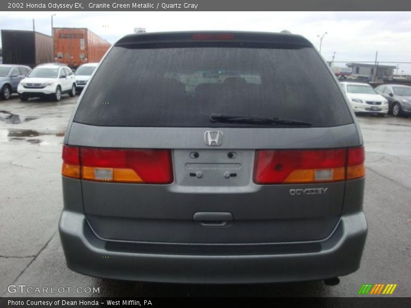 Granite Green Metallic / Quartz Gray 2002 Honda Odyssey EX
