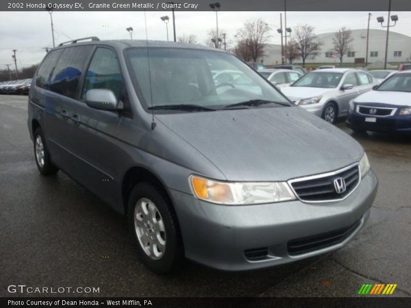 Granite Green Metallic / Quartz Gray 2002 Honda Odyssey EX