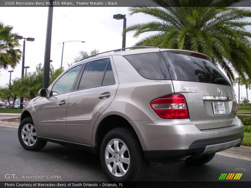 Pewter Metallic / Black 2006 Mercedes-Benz ML 350 4Matic
