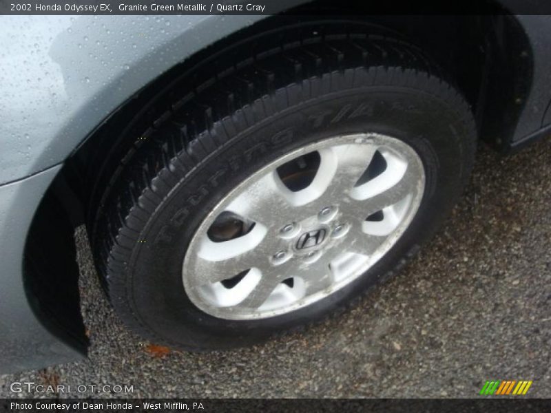 Granite Green Metallic / Quartz Gray 2002 Honda Odyssey EX