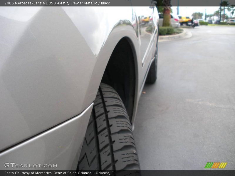 Pewter Metallic / Black 2006 Mercedes-Benz ML 350 4Matic