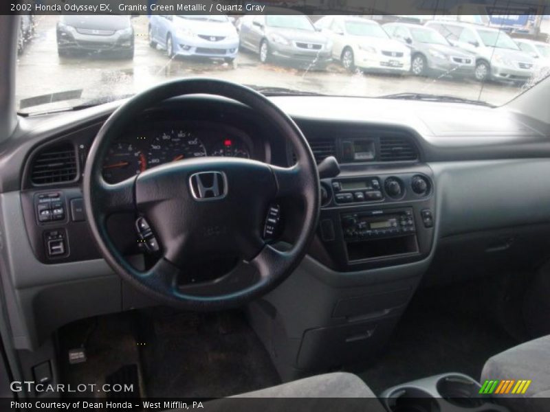 Granite Green Metallic / Quartz Gray 2002 Honda Odyssey EX